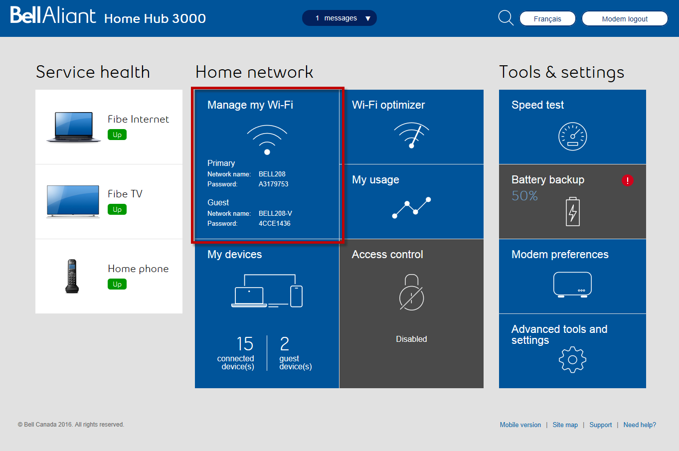 bell aliant internet setup