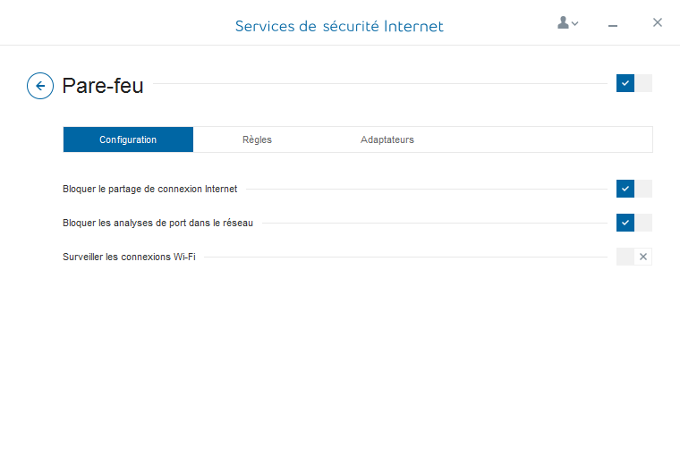 Internet Security Services Firewall on