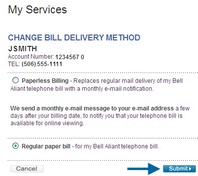 bill payment letter paperless Support   Small billing  Turn Business off